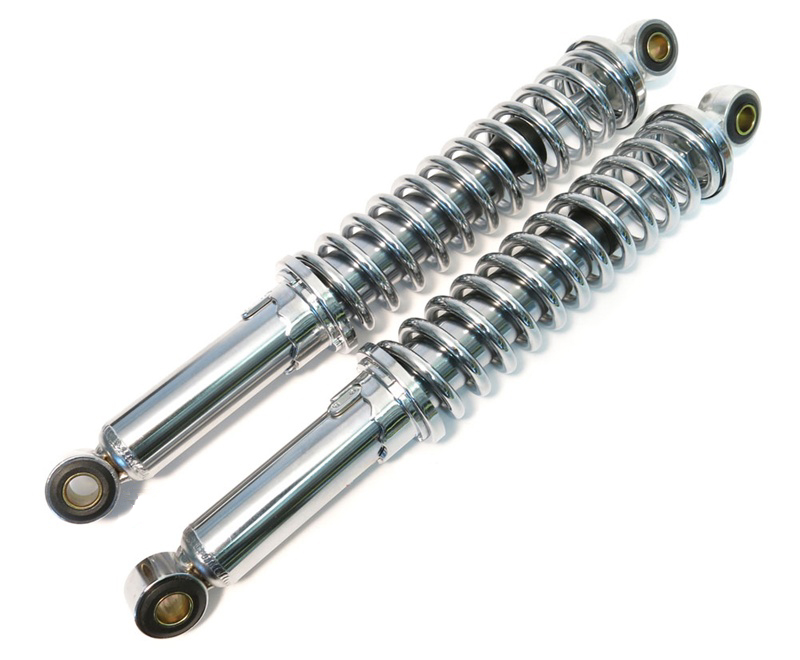 Chrome coilover mini bike shocks Rupp Speedway Ruttman Moto Ski etc