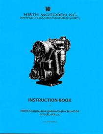 Hirth D24 Diesel Engine Operators Manual Howard Gem, Lanz, Holder